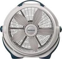 NEW Wind Machine Air Circulator Floor Fan, 3 Speeds, Pivoting Head for Large Spaces, 20", 3300, White 2