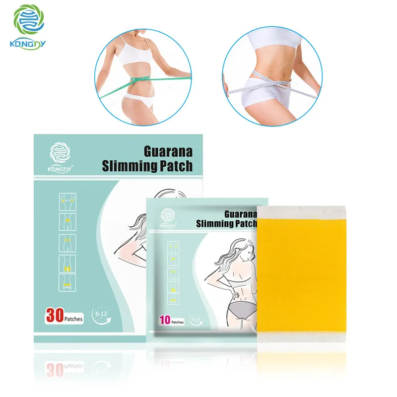 KONGDY Guarana Slimming Patch Herb Navel Sticker Slim Patch Weight Lose Products Help Burning Fat Body Shaping 30Pcs/Box