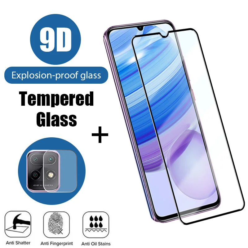 

2in1 Full Protective Film Glass For Redmi Note 11 9 10 8 7 Pro 10S 11S Camera Lens Screen Protector For Redmi Note 11T 9T 10T 8T