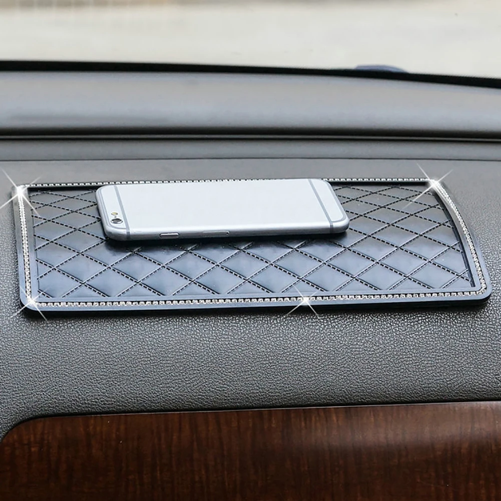Anti-Slip Mat For GPS Phone Sunglass Ornament Auto Interior Dashboard Diamond Car Decor,car dashboard mat,non slip dash mat,car non slip mat,non slip mat,silicone anti skid pad,silicone anti slip pad
