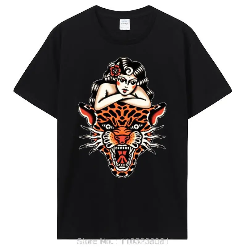 Verkauf Männer T Shirt Mode T-shirt Sommer Baumwolle Tops Pin Up Girl Hot Rod Rockabilly Tattoo Musik Garage Oldschool V8 USA_voghion.com