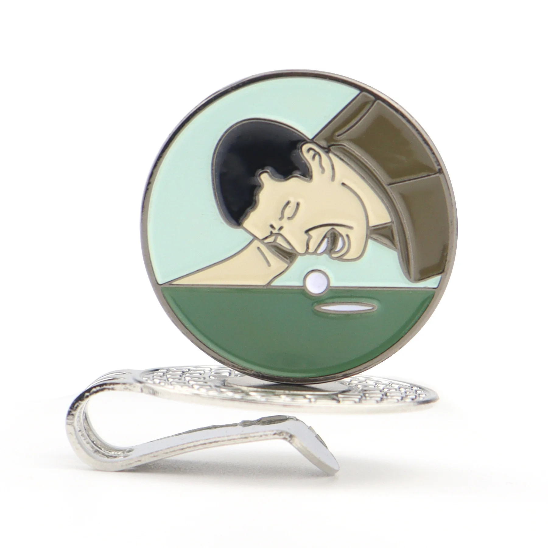 Happy Gilmore Golf Ball Marker Hat Clip with Enamel Magnetic Golf Accessories ball marker golf