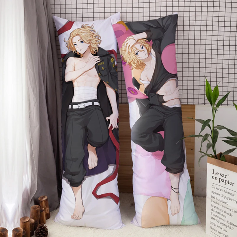 Tokyo Revengers Dakimakura Baji Keisuke Manjiro Sano Cosplay Character Pillowcase Hugging Body Pillow Pillows Otaku Pilow Cover 2