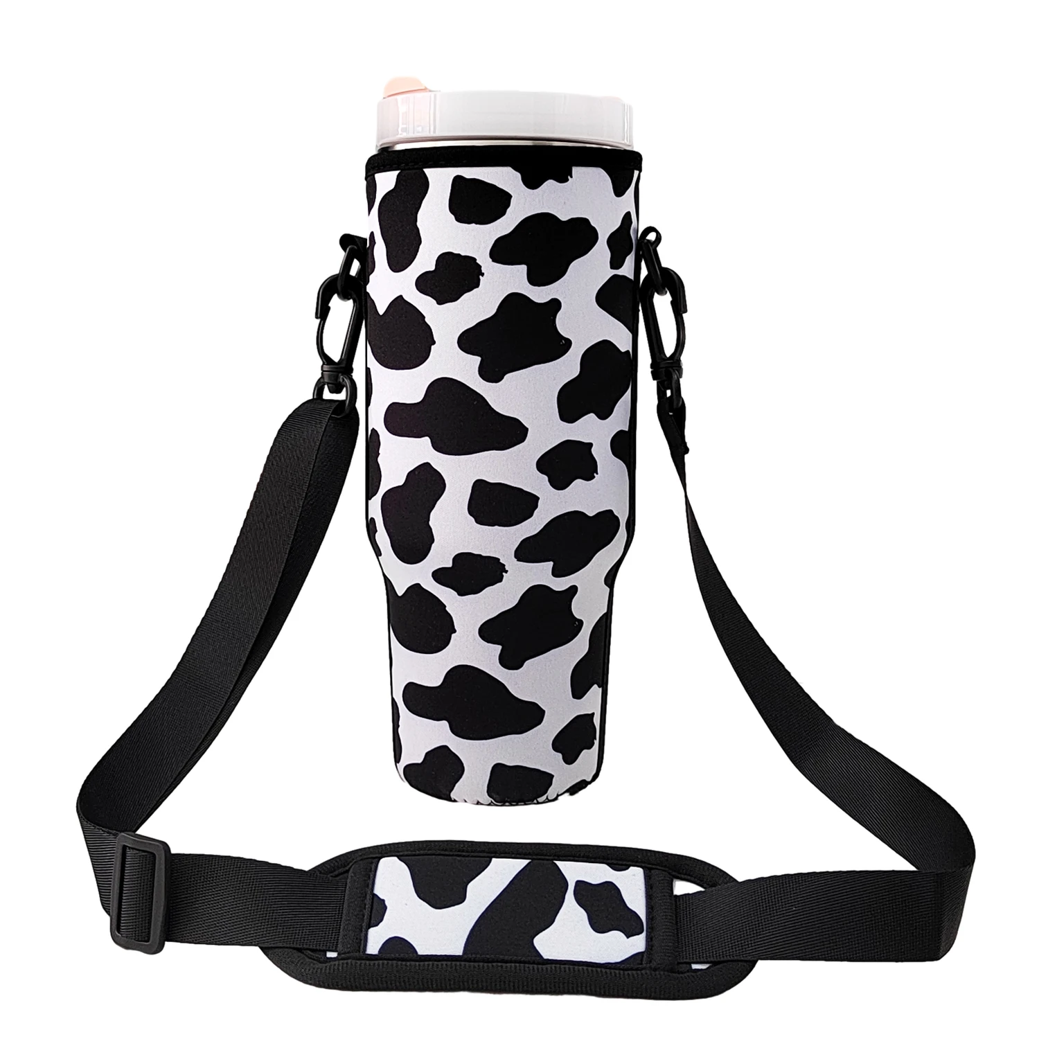 Cactus Print Stanley Cup Bag, Cup Holder For Stanley 30oz Tumbler With Handle, Stanley Carrier Bag With 4Pcs Cactus Straw Topper For Stanley Cup - View #8