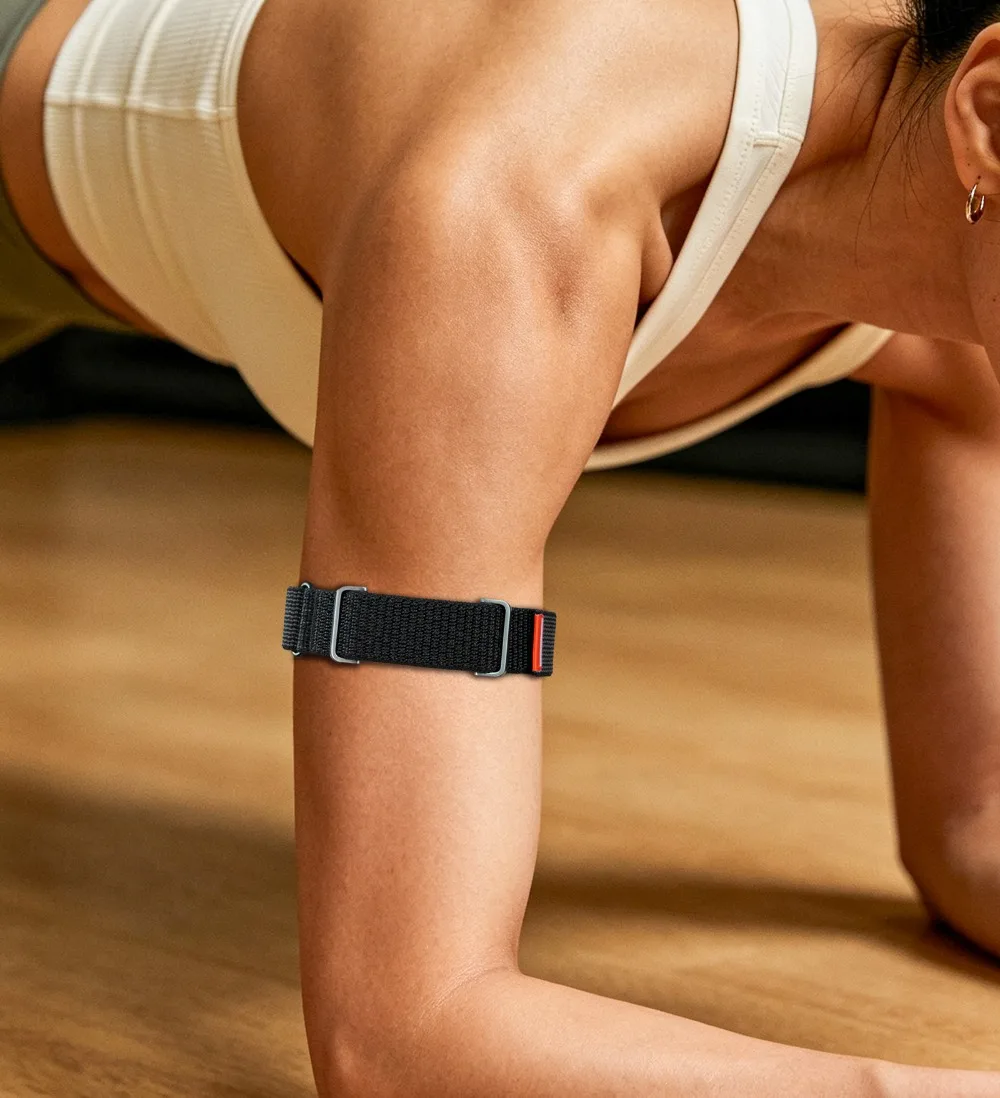 Nylon Weave Bicep Armband for Fitness Tracker Replacement Bands