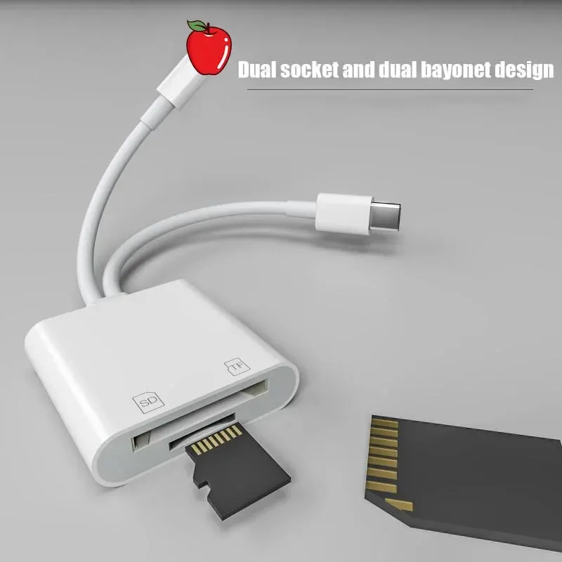 SDCardReaderparaiPhoneCmerasTipoCTFCardReaderFotoTransmiss