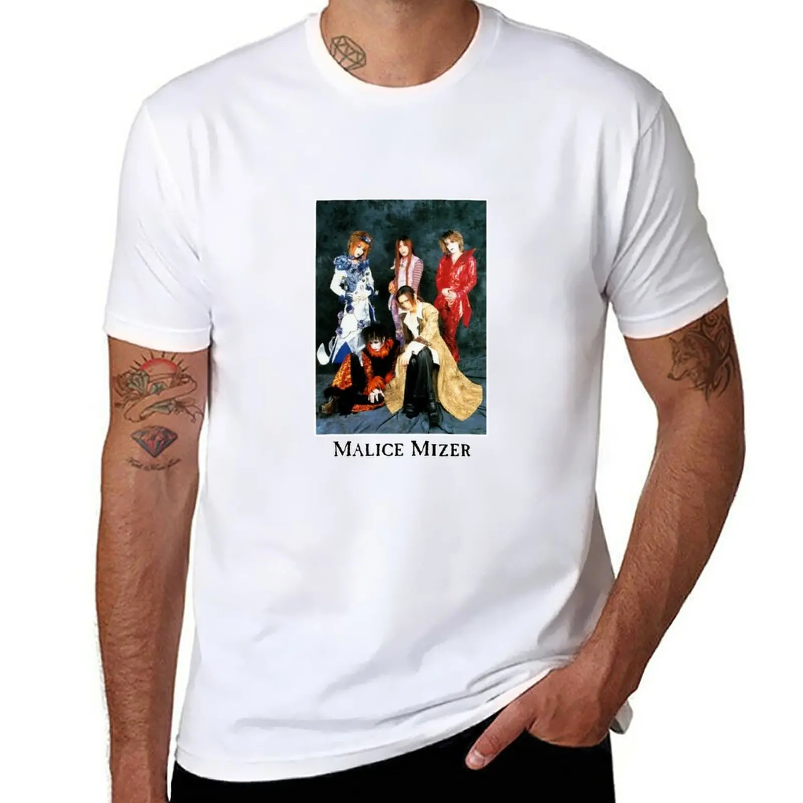 

New MALICE MIZER - au revoir (J-rock visual kei Japanese band) T-Shirt new edition t shirt blank t shirts mens t shirt graphic