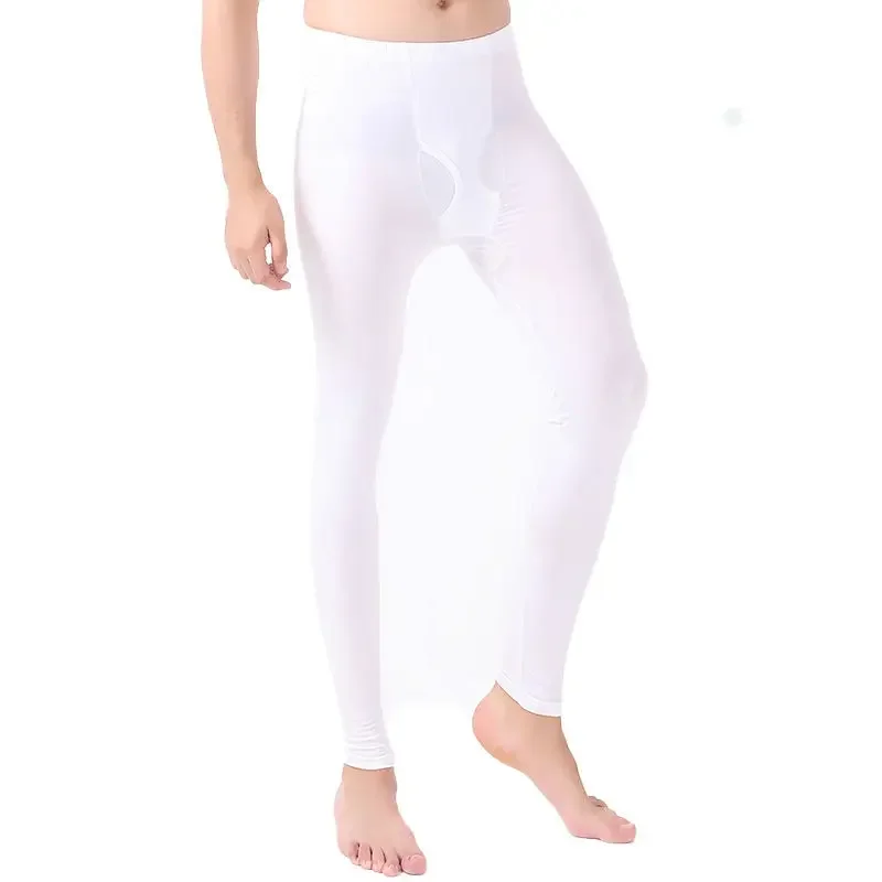 

Men's thermal underwear Pajamas Pants Tights Leggings Winter Warm Sleep Bottoms high stretch Sleepwear Modal cotton