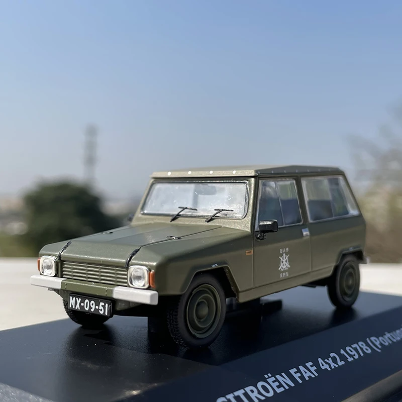 1:43 Scale Model FAF 4×2 Alloy Car Diecast Alloy Toy 1978 Portugal Classic Vehicle Collection Display Decoration For Child Adult