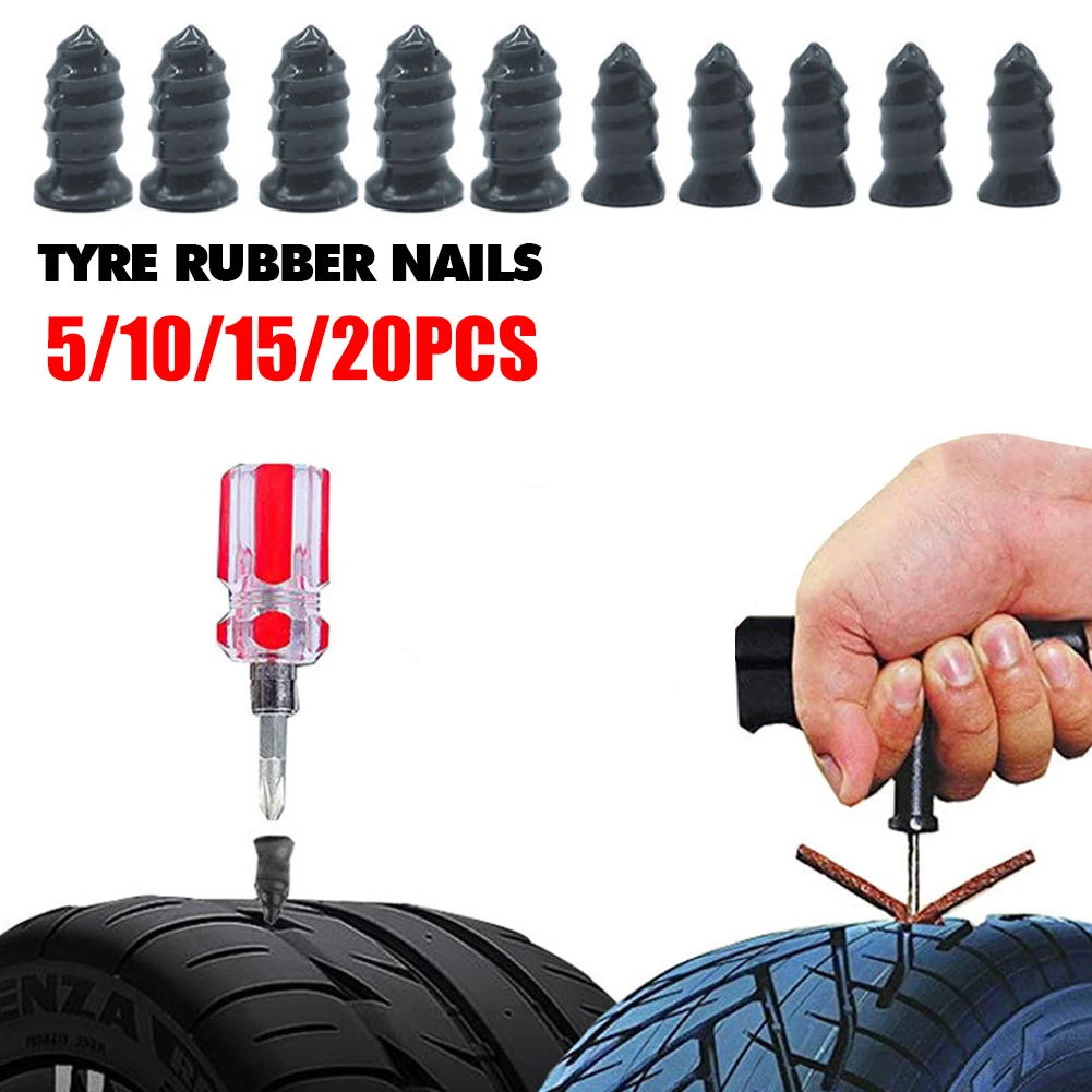 Vacuum Tyre Repair Nail Kit Rubber Tubeless Tire Repair Tool Set Self
