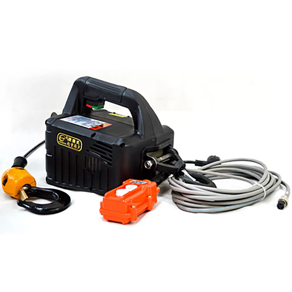 휴대용 전동 핸드 윈치 견인 블록, 전동 호이스트, 철사 로프 리프팅, 견인 로프, 220V, 110V, 500KG