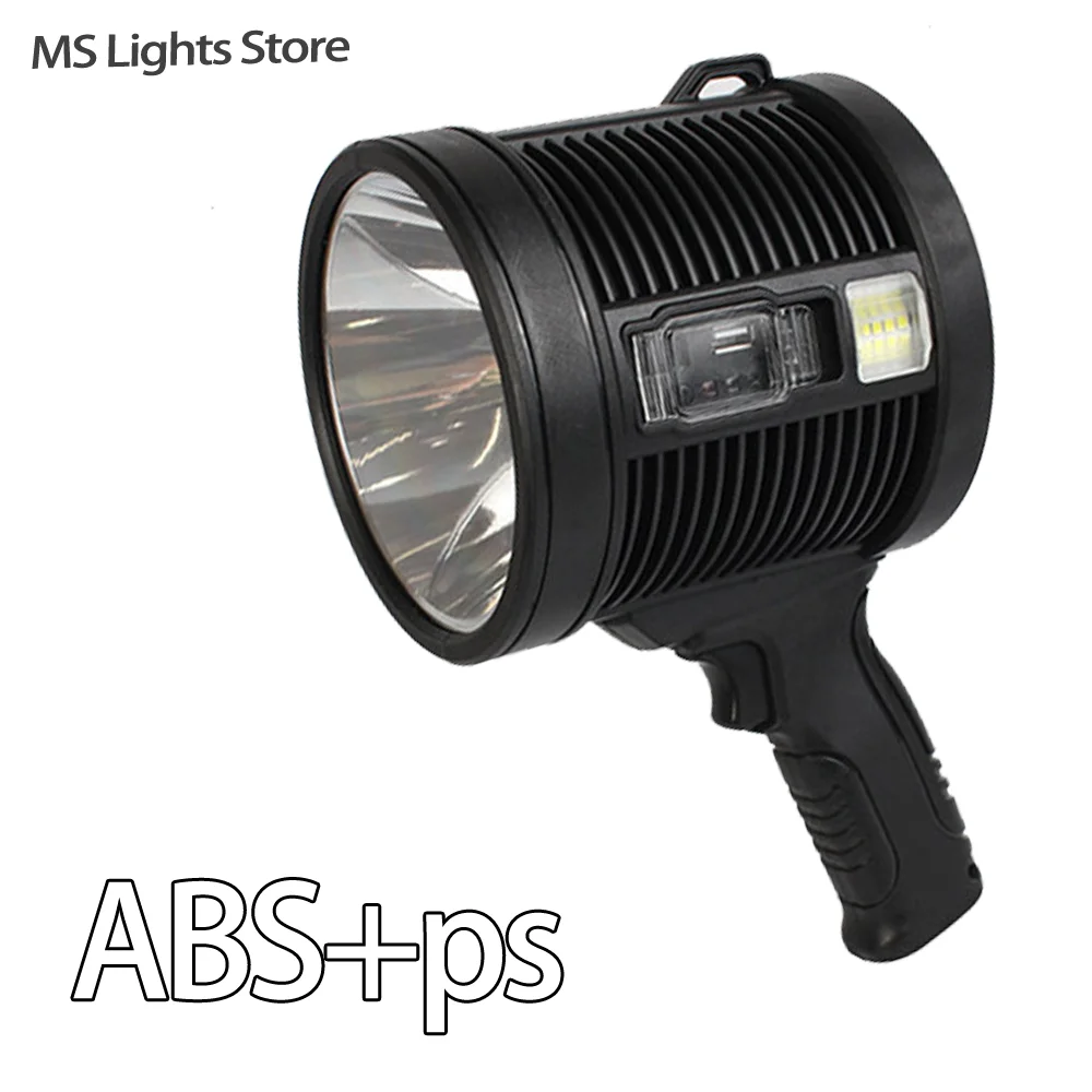 MOSLIGHTING P50 высокомощный фонарик с фиксированным фокусом, яркий фонарик для кемпинга, внешний прожектор, солнечный USB зарядный патрульный фонарь