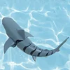 2.4G T11 Mini RC Shark Fish Boat Waterproof Simulation Outdoor Model Electric Radio Control Animal Sharks Robot Toys Boys 1