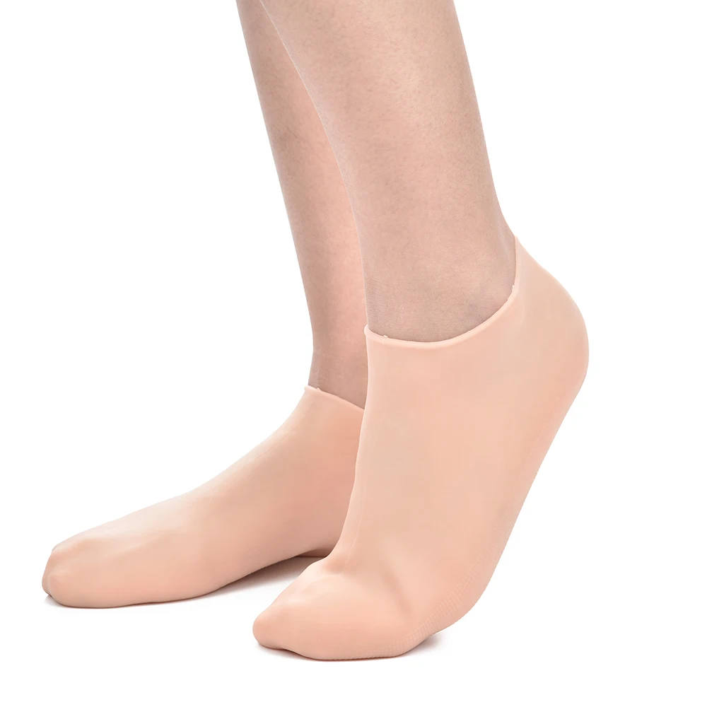 Heel Protection Socks Silicone Moisturizing Gloves Foot Care Socks Treatment Anti Cracking Gel Socks
