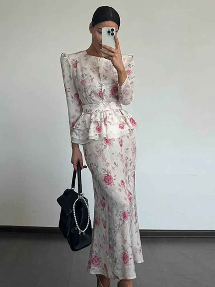 Sexy Sling Wrapped Breast Dress Casual Women's Ruffle Skirt