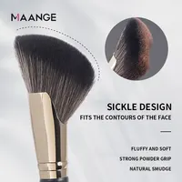 MAANGE Dense Blush Bronzer Brush Angled Makeup Brush Premium Brush Perfect For Face Contouring Highlighting For Creams Powders 1