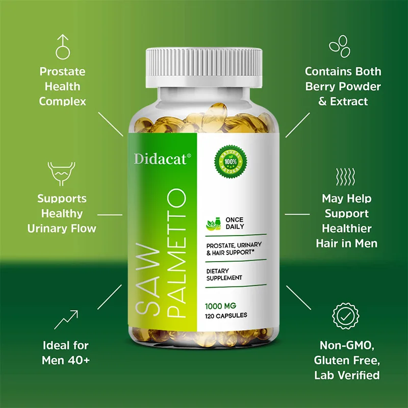 Saw Palmetto Extract 1000ml Prostate Support Supports Urinary Health Sleep Mood Healthy Hair