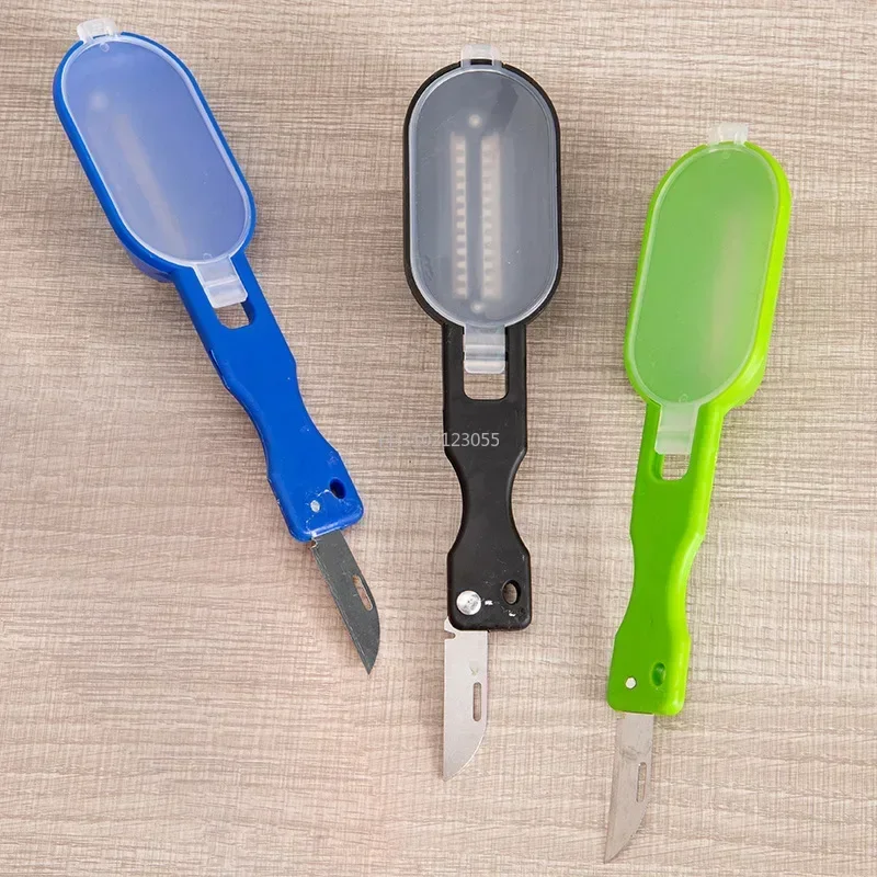Fish Scaler Fishing Knife Cleaning Tools Kitchen Cooking Accessorie Fish Skin Brush Fast Remove Fish Scale Scraper Planer Tool