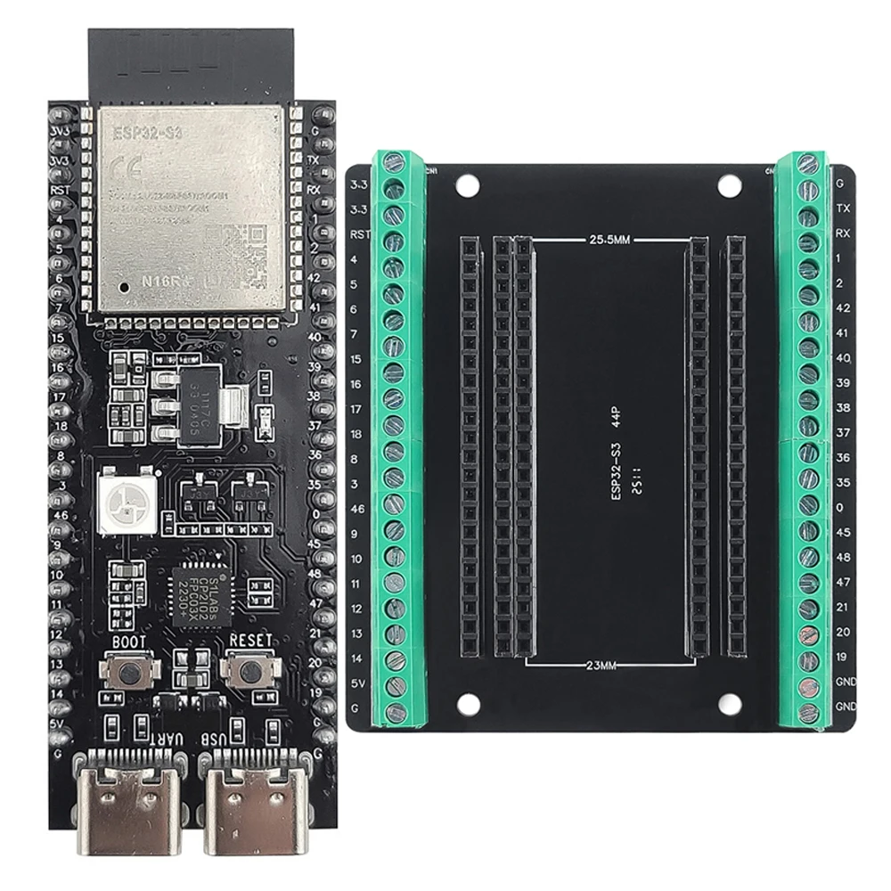 ตัวเลือกสินค้า บอร์ดพัฒนา IoT ครบวงจร ESP32-S3 โมดูล Wi-Fi & Bluetooth 2.4GHz