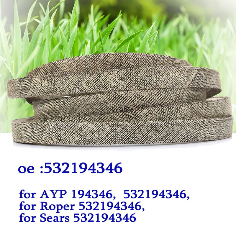 Replacement Belt,Deck Belt For Vehicles (1/2"x97 3/8") （A95),Dry Cloth V BELT,For Lawn Mower Made With Kevlar AYP,For Husqvarna 532194346