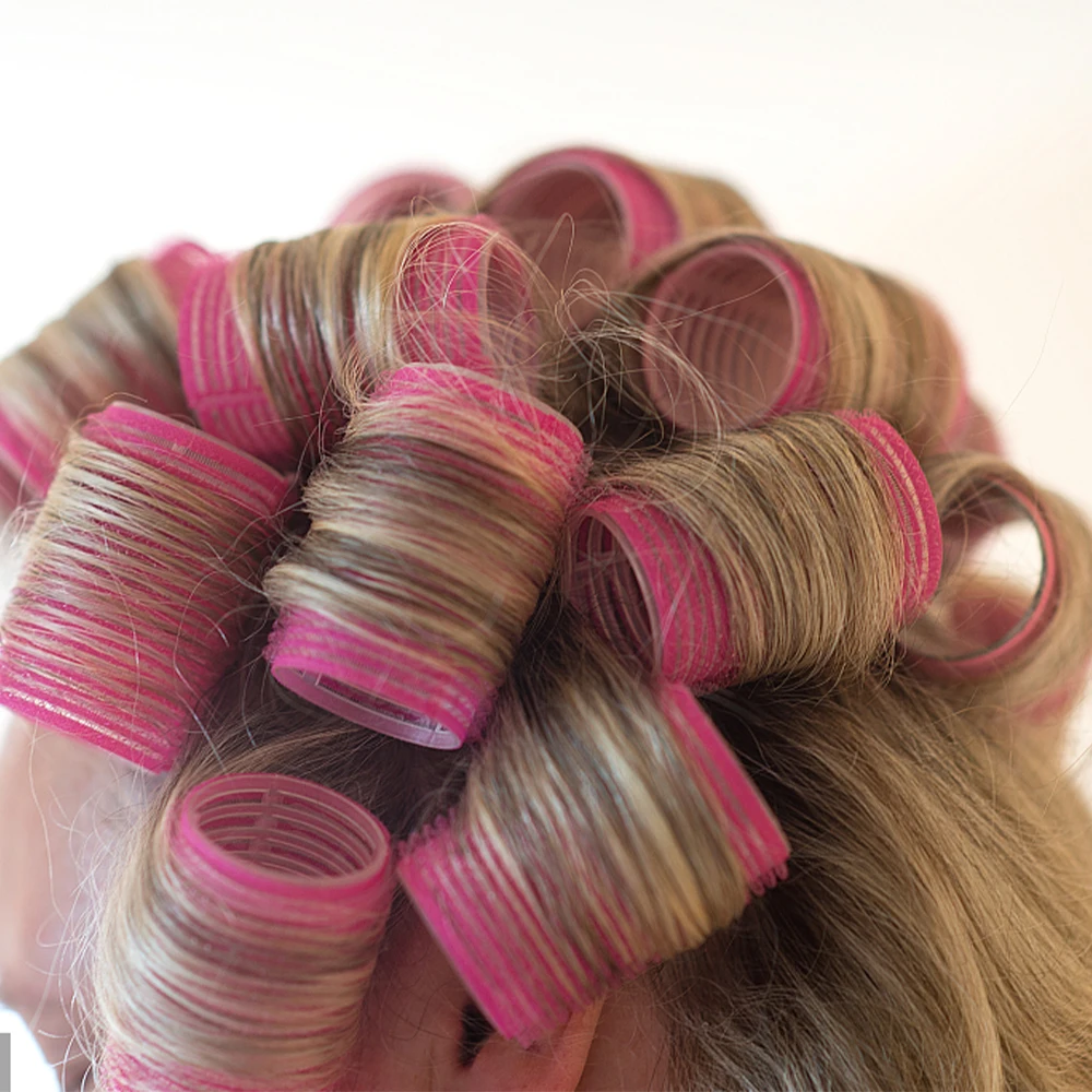 Large Self-Adhesive Hair Rollers Hairdressing Home Use DIY Magic Hair Bangs No Heat Curling Roller for Women Styling Tools hair styling tool hair curling tools