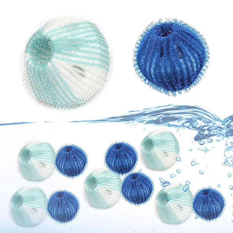Laundry Ball Laundry Hair Catcher 4pcs Magic Washing Machine Hair Remover Laundry Ball Clothes Personal Care Hair Ball Cleaning Grabs Fuzz Random Color