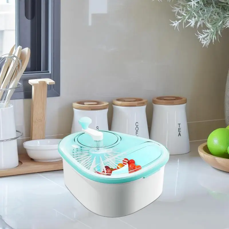 Fruit Cleaning Device Salad Fruit Washer And Self Draining System Multifunctional Vegetable Spinner With Bowl Kitchen Accessory