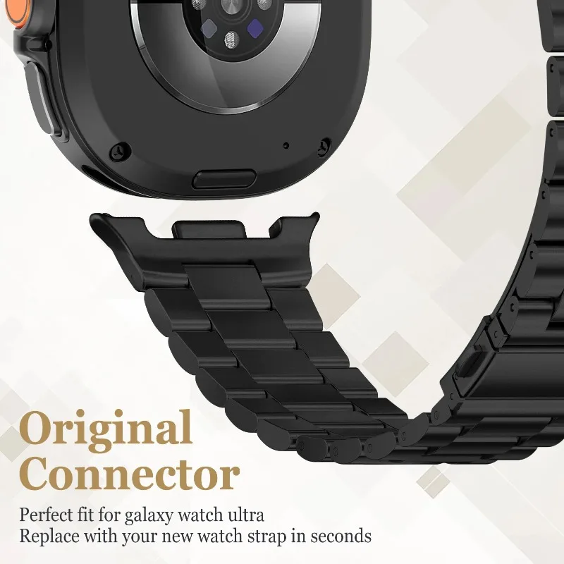 Luxury No-Gap Metal Strap for Watches - Fashionable Wristband