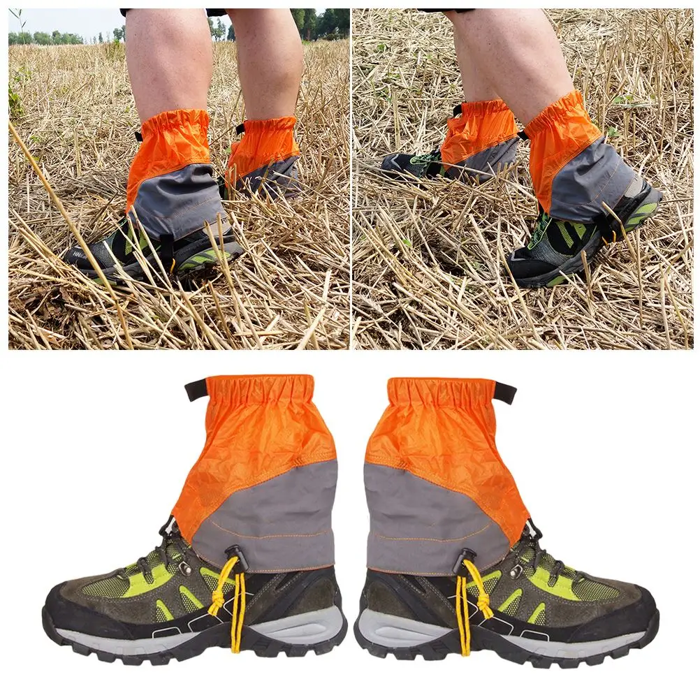 

Gaiters Snow Ankle Gaiters Outdoor Waterproof Hiking Ankle Gaiters Lightweight Gaiters Adjustable Foot Covers For Hiking Walking