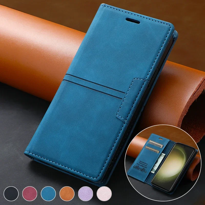 

Wallet Magnetic Leather Cover For Samsung Galaxy S24 S23 Ultra S22 Plus S21 S20 FE S10 Note 20 10 Plus A71 A54 A34 A24 A14 A13