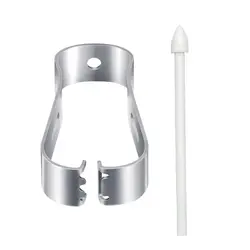 Enhanced Silent Soft - Touch Replacement Stylus Tips (White - 1 Tip - Tweezer)