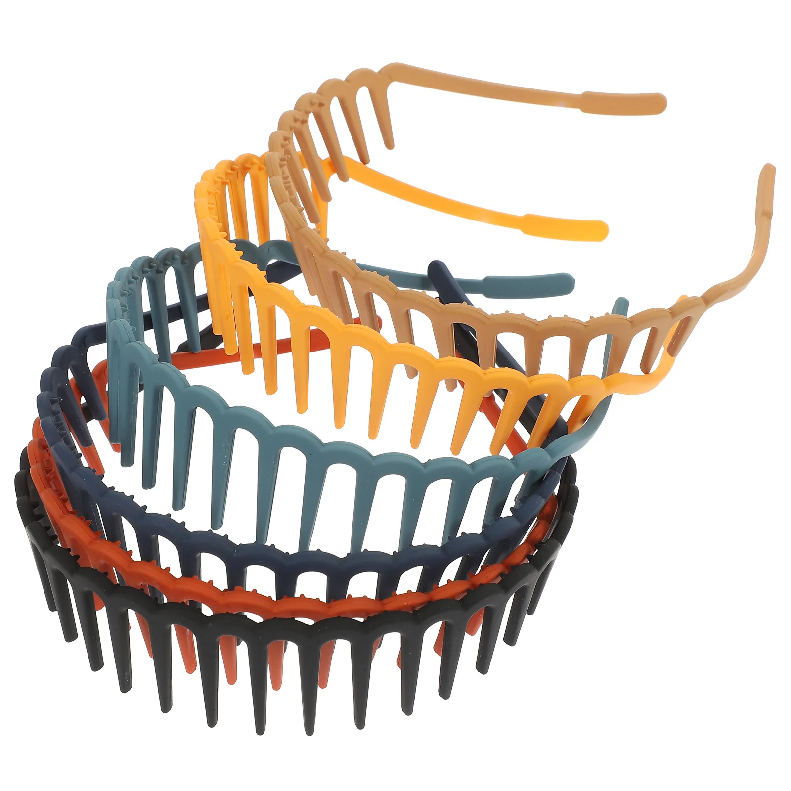 

Solid Color Bandanas Men Toothed Headband Girl Headbands Hair Plastic Hairband for Fine Women