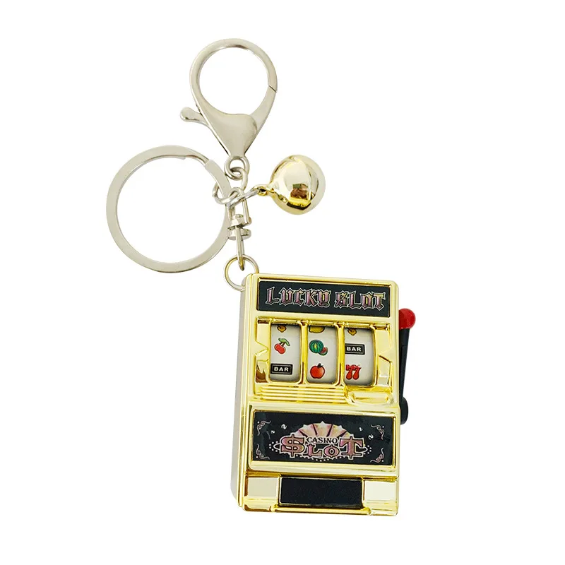 Mini Gambling Slot Machine Key Chains Pocket Fruit Lucky Jackpot Gadget  Antistress Toys Funny Games Keychain - AliExpress