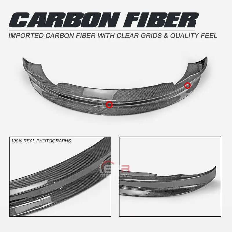 

For Tesla Model 3 EPA V2 Type Epoxy Carbon Fiber Front Lip Splitter Front Skirt Body Kit