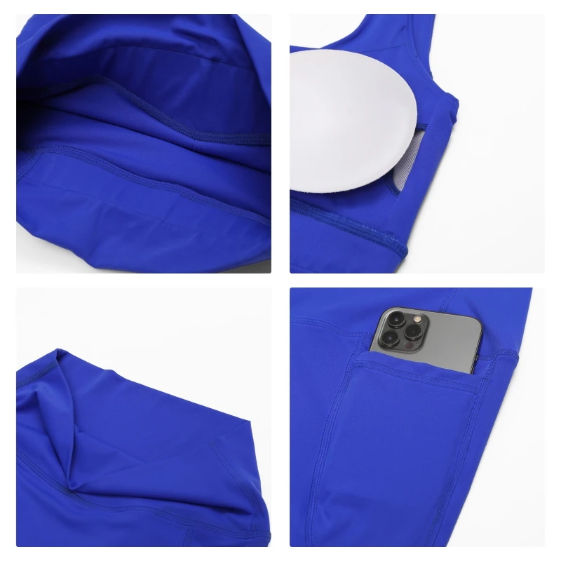 Hearuisavy Two-piece Shockproof Sports Suits Women Gym Yoga Fitness Set