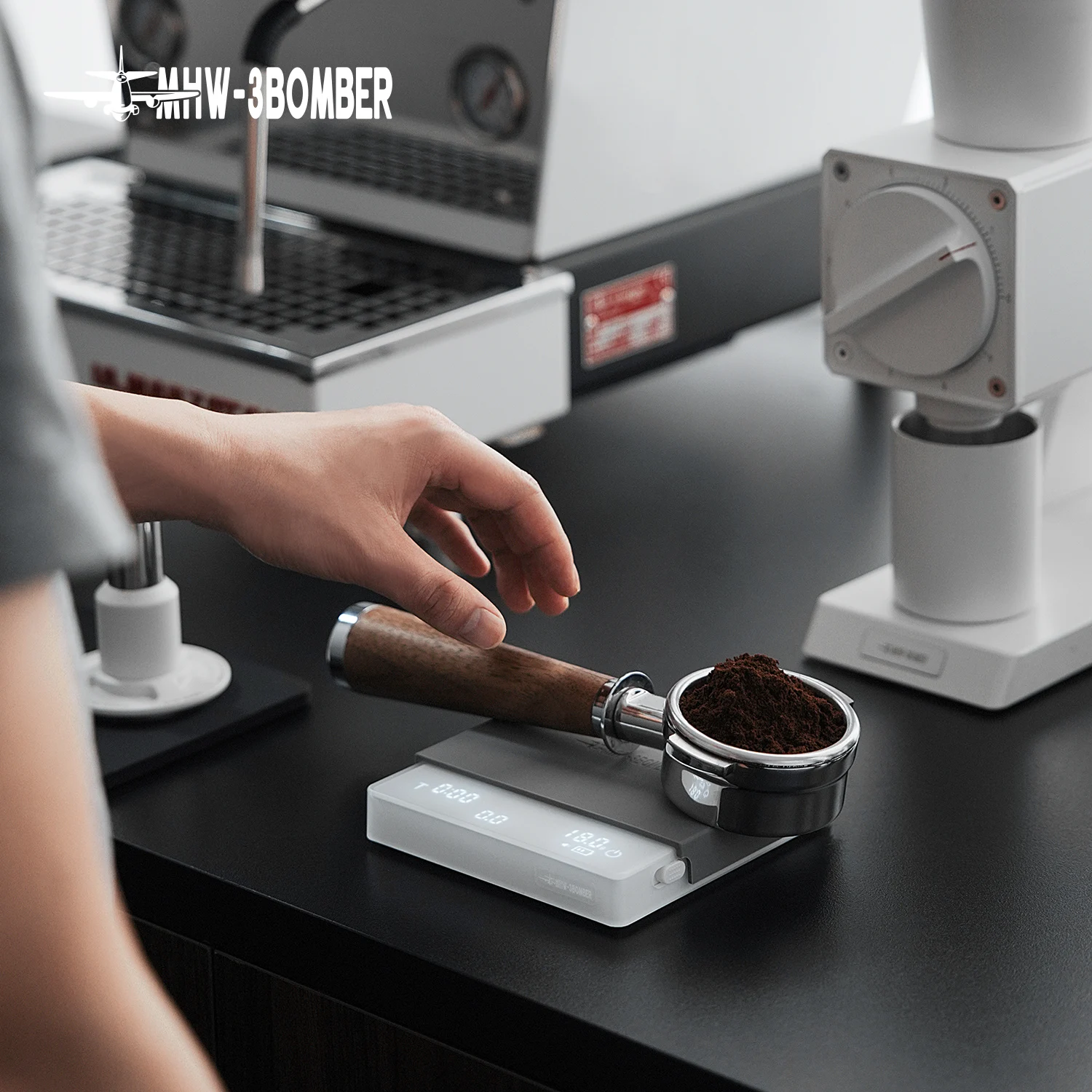 MHW-3BOMBER Digital Kitchen Coffee Scale High Precision Cyclic Rechargeable Espresso thumbnail 9