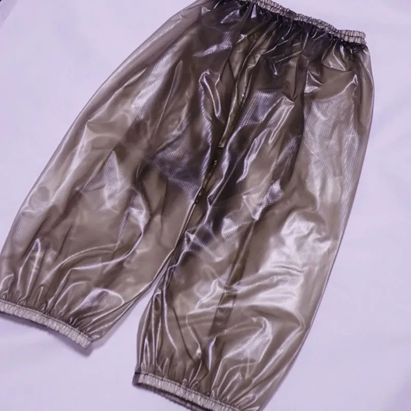 PVC 반투명 두꺼운 플라스틱 반바지, 부드럽고 조용한 ABDL 성인 방수 커플 기저귀 팬티, 요실금 바지