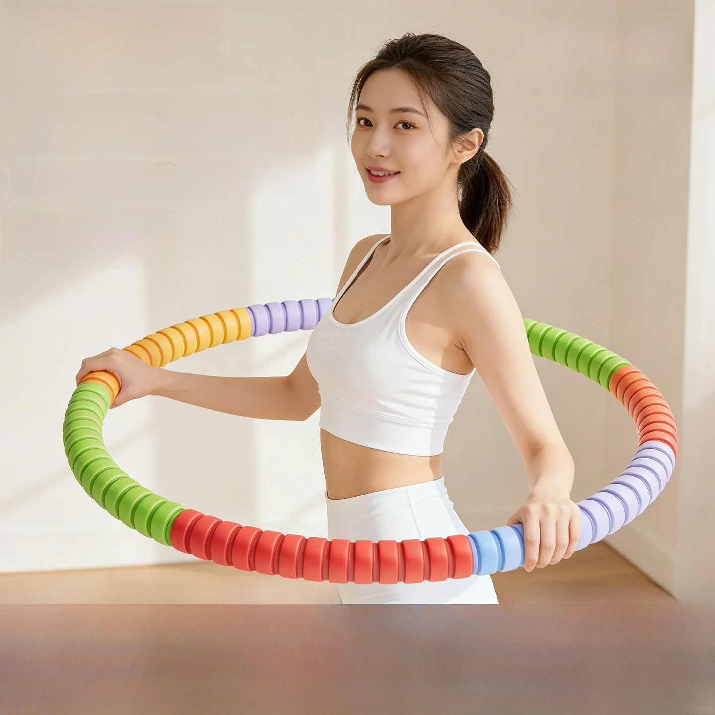 소프트 훌라후프 체중 감량 복부 탄력 강화 4캐티 5캐티 6캐티 허리 슬리밍 성..