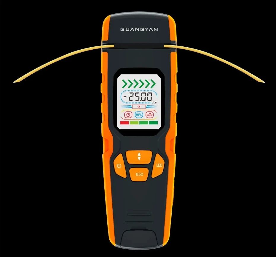 

Одноступенчатый Электрический волоконно-оптический идентификатор GUANGYAN S2, волоконно-оптический детектор под напряжением с визуальным дефектом 850-1700 нм, SM ММ