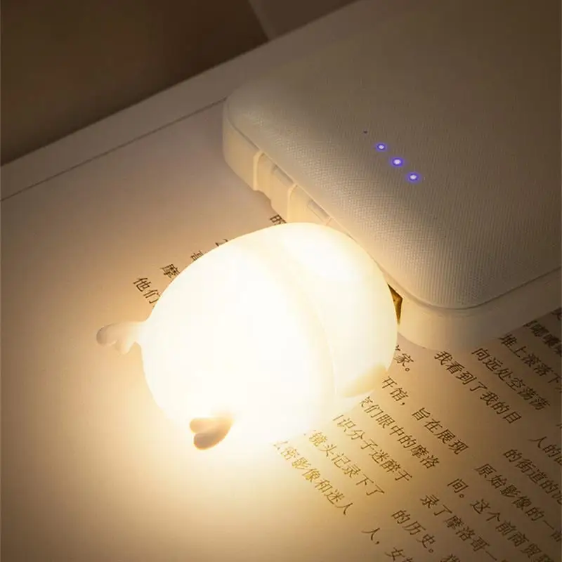 USB Plug Lamp Mini Night Light Computer Mobile Power Charging piccole lampade carine LED protezione per gli occhi lettura Book Light Room Decor