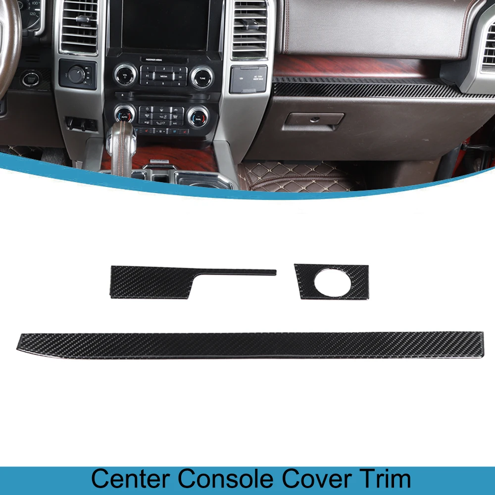 

for Ford F150 2015 2016 2017 2018 2019 2020 Car Center Console Decoration Trim Strip Auto Interior Accessories Stickers Moulding