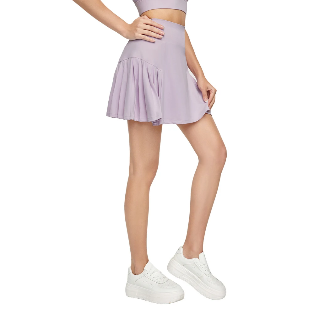 New Cool Sports Short Skirt Anti-exposure Two-piece Badminton Pocket Tennis Skirt Outer Wear Slimming Yoga For