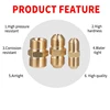 Car Wash Accessories Adapter For High Pressure Washer Gun Hose M22 M18 M14 Car Cleaning Quick Connection 2