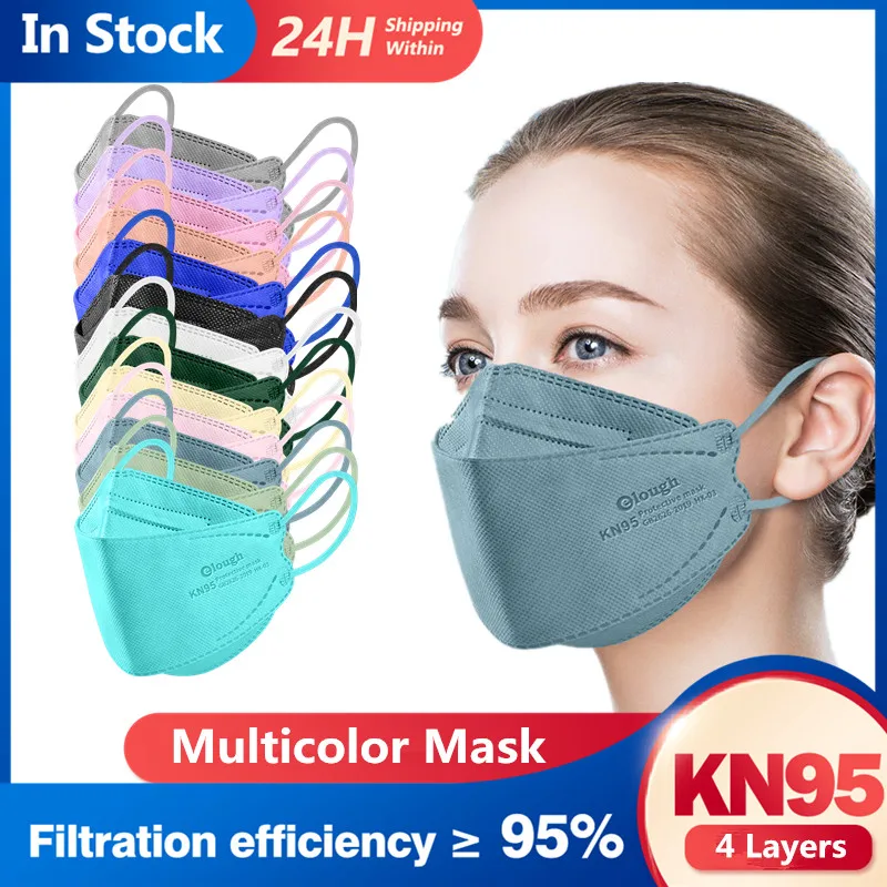 Elough mask fpp2 FFP2mask kn95 mascarillas adulfish ffp2 одобренная защитная маска для туши ресниц mascarilla