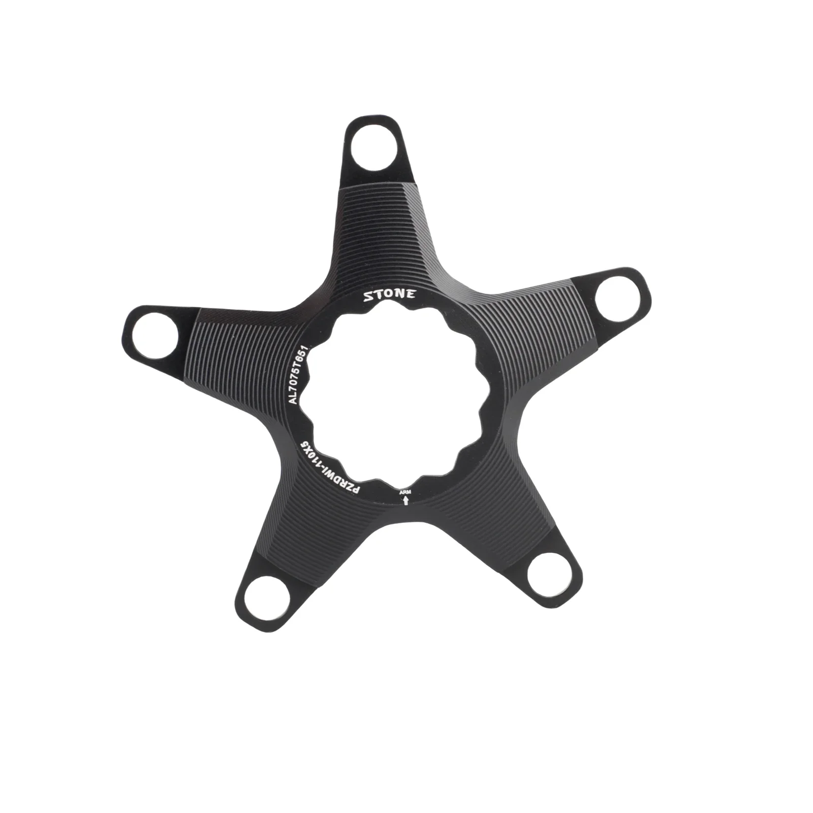 ストーンバイクチェーンリングスパイダーアダプター、4ボルト、5