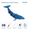 Rc Shark Toy 10M Diving Submarine Whales Remote Control Animals Waterproof Bathtub Pool Electric Toys for Boys Kids Gift 6