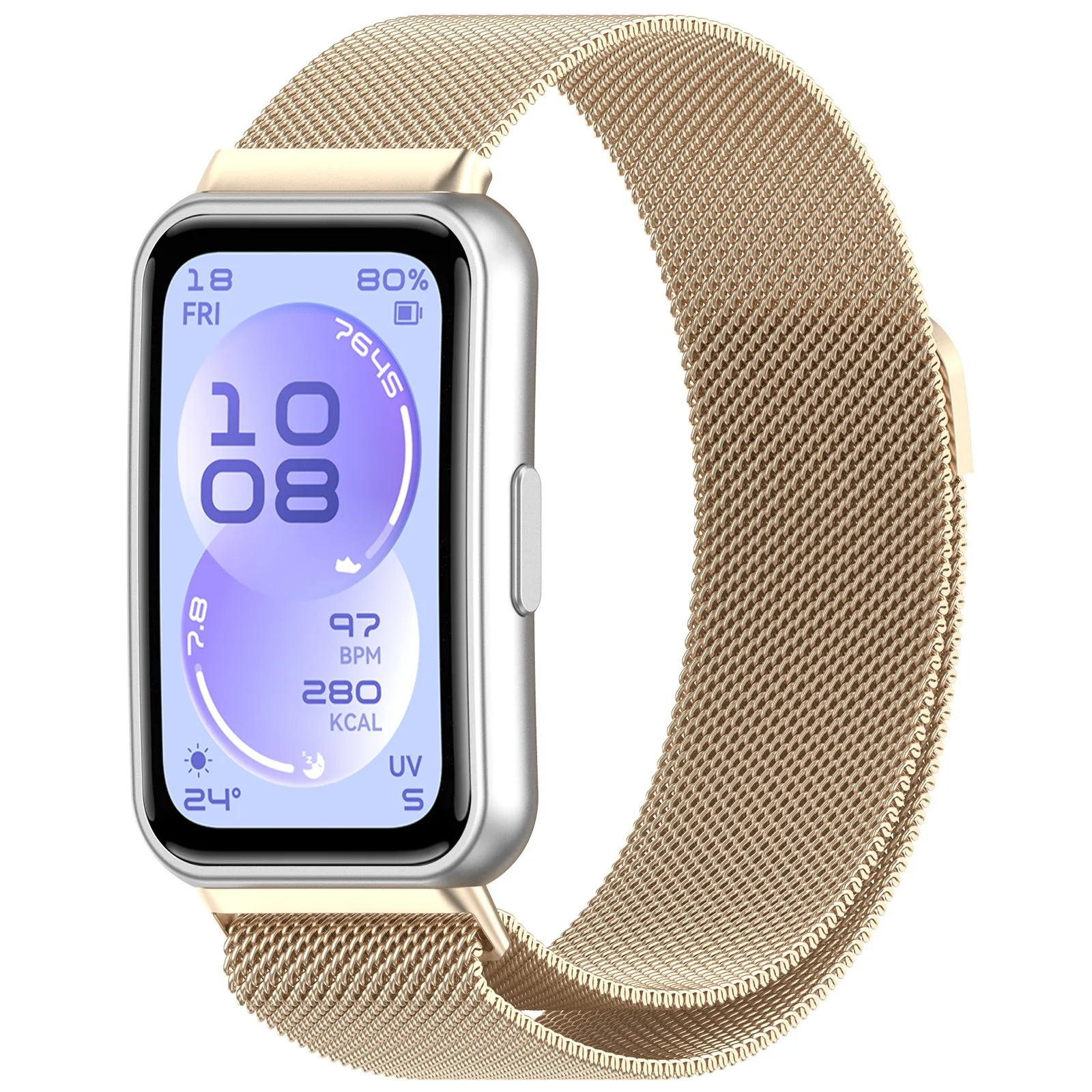Milanese Metal Magnetic Strap Bracelet - Breathable Wristband Correa Accessory