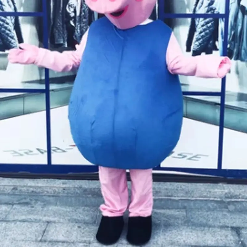 Cosplay Piggy Family Costume della mascotte Carnevale Party Performance Puntelli Indossabili Walking Cartoon Dolls Abiti fantasia - immagine 2