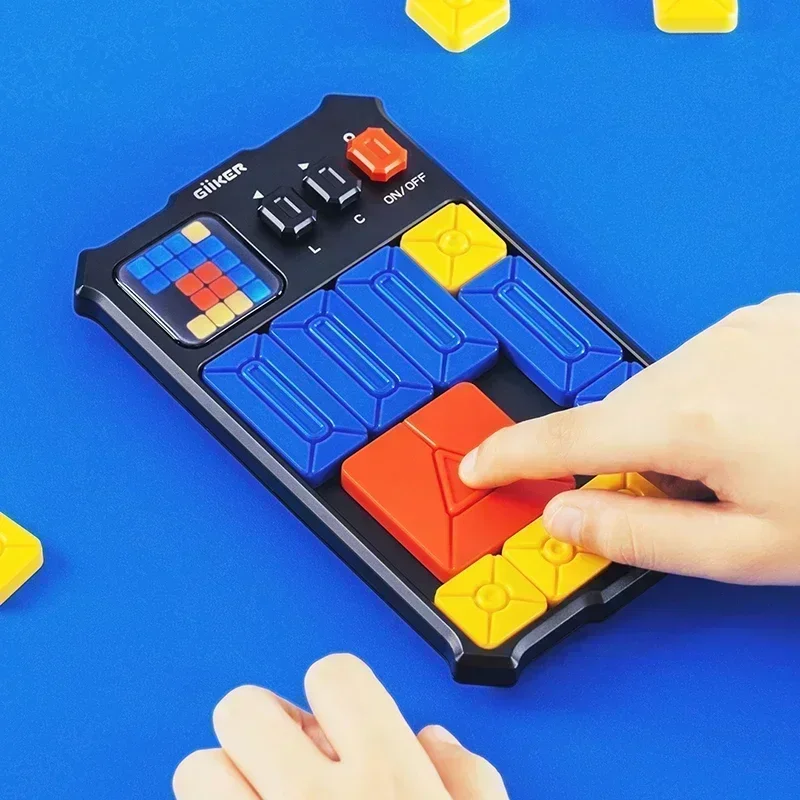 Super Slide Huarong Road Smart Sensor Game 500+ Levelled UP Brain Teaser Puzzles Interactive Fidget Toys For Kids Gifts smart sensor game,smart finger toys