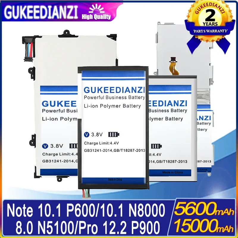 Batteria Sp3676B1A Per Samsung Galaxy Tab Note 10.1 P5100 P5110 P7500 P7510 N8000 Tab Note 10.1 Pro/Note 8.0/Note Pro 12.2